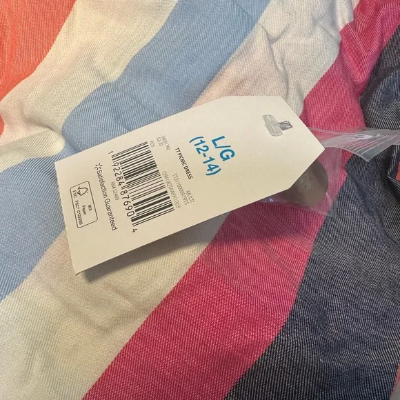 EUC - Multicolor striped Button Front Dress - Picture 10 of 10